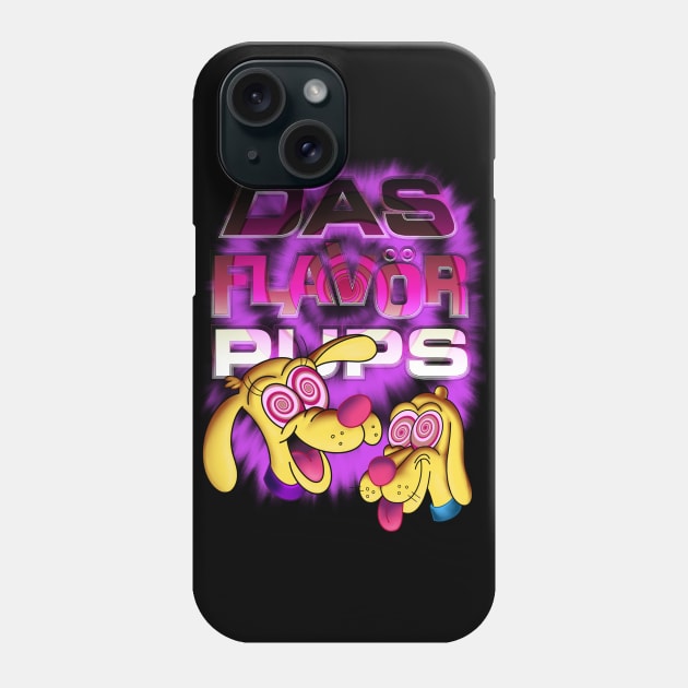 Das Flavor Pups - pschedelic version Phone Case by MunkeeWear