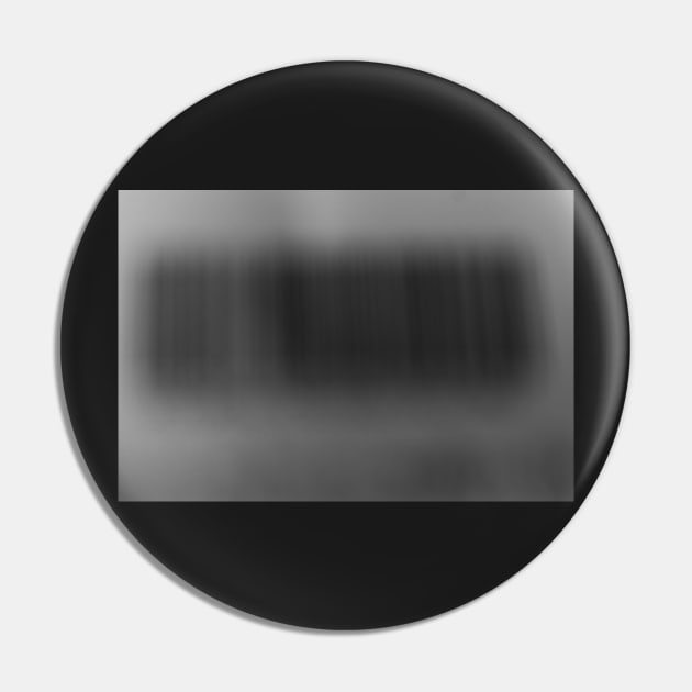 Blurred Barcode Pin by Ckauzmann