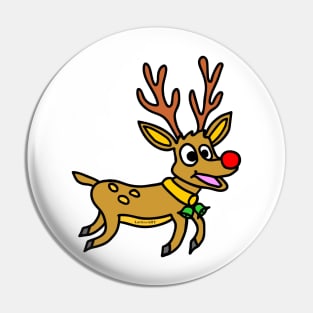 Rudolph the red nosed reindeer Pin