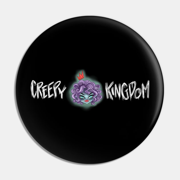 Creepy Kingdom Logo Pin by Creepy Kingdom