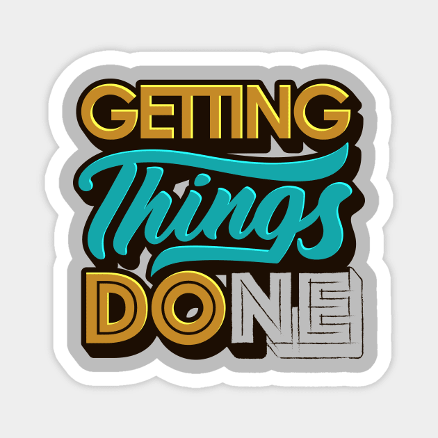 Getting Things Done Magnet by RemcoBakker