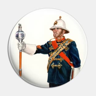 Royal Marines Drum Major Pin