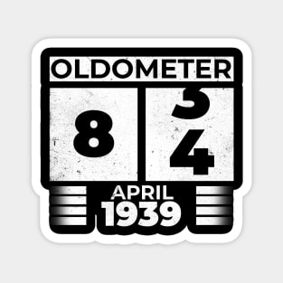 Oldometer 84 Years Old Born In April 1939 Magnet