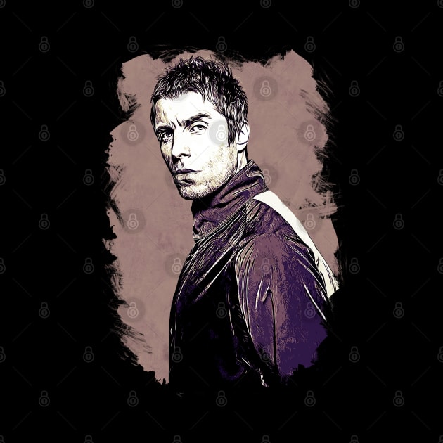 Liam Gallagher Vexel Artwork by Rezronauth