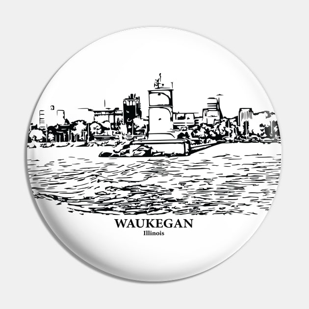 Waukegan - Illinois Pin by Lakeric