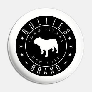 Bullies Brand logo 2 Solid Blk Pin