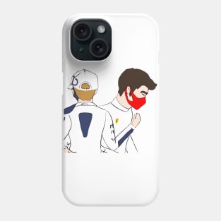 Charles Leclerc & Pierre Gasly Phone Case