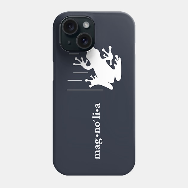 Magnolia's frog (white) Phone Case by bernatc