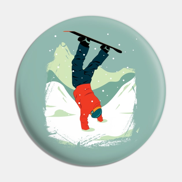 Snowboard Pin by lents