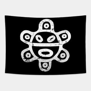 Sol Taino - White grunge design Tapestry