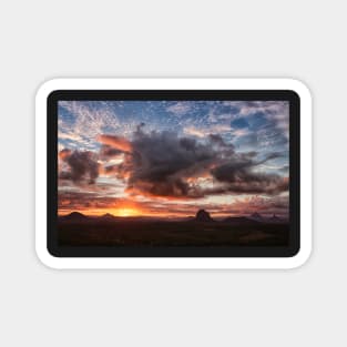 Glass House Sunset Magnet