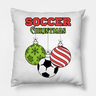 Soccer Christmas Pillow