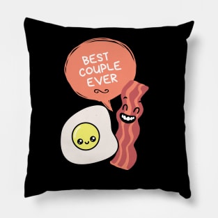 I love bacon valetine Pillow