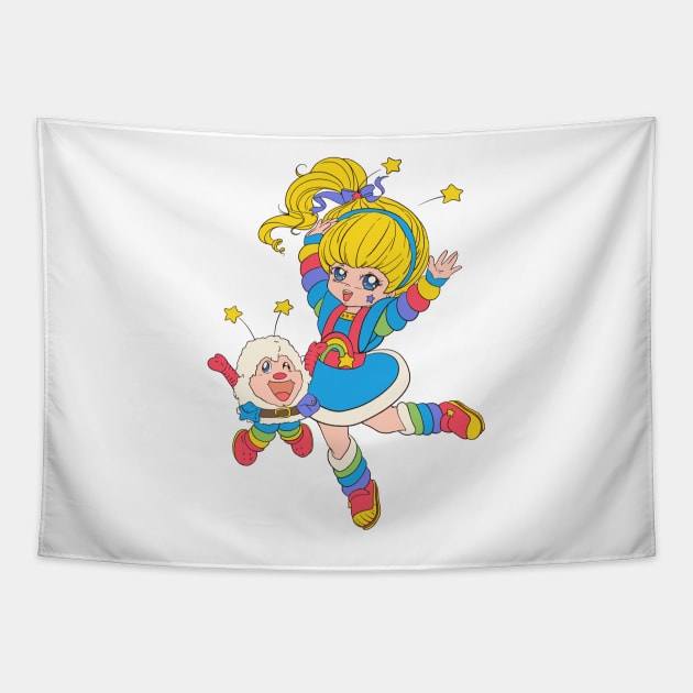 Rainbow Kids Tapestry by Kitaro Yamaguchi