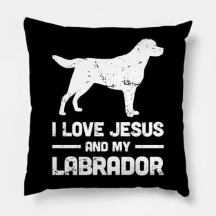 Labrador - Funny Jesus Christian Dog Pillow