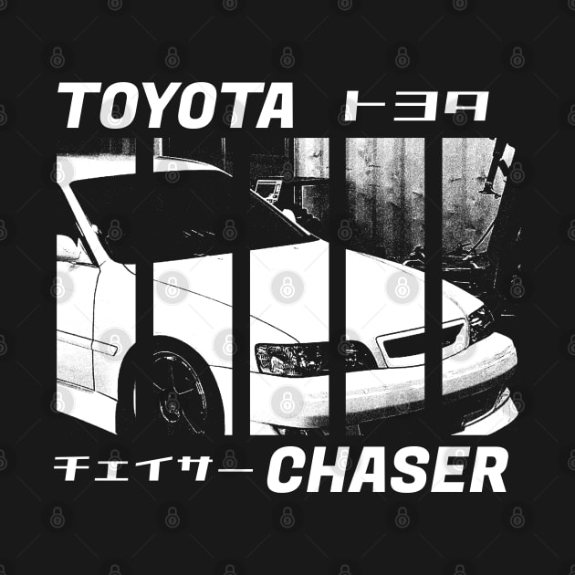 TOYOTA CHASER JZX100 Black 'N White 3 (Black Version) by Cero