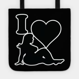 I love chubby girls Tote