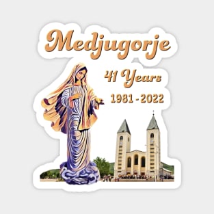 Medjugorje 41 Years. 1981-2022 Magnet