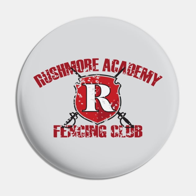 Rushmore Academy Fencing Club Pin by DiMaio
