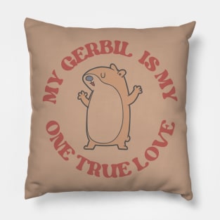 My one true love: My Gerbil Pillow