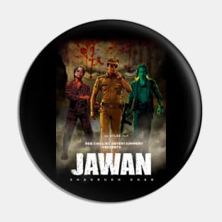 Jawan movie art Pin