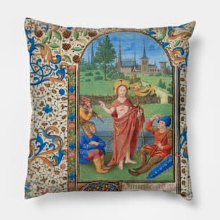 Gorgeous Illuminated Manuscript Pillow