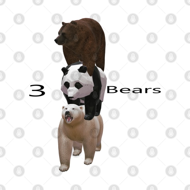 3 bears by Uberhunt Un-unique designs