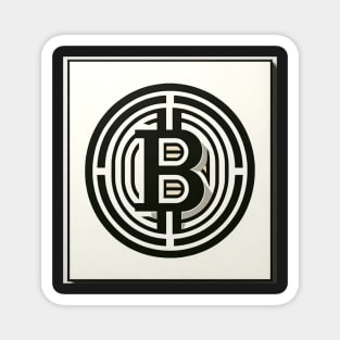 Monochromatic Essence: Bitcoin in Balance Magnet