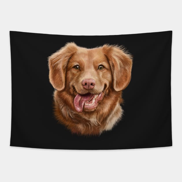 The Duck Tolling Retriever Tapestry by Elspeth Rose Design