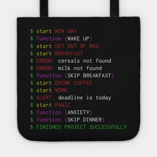 Monday Programmer Tote