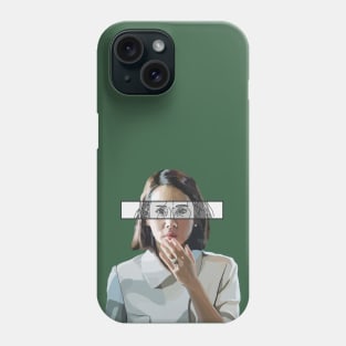 Appalled Face (Parasite) (With Eyes, no Title) Phone Case