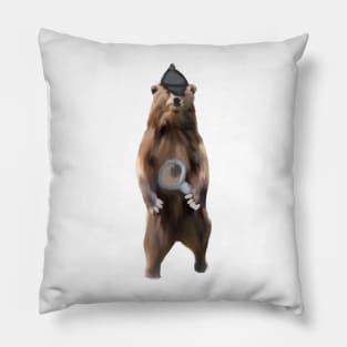 Detective Bear Pillow