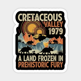 Cretaceous Valley 1979 Retro Dinosaur Magnet
