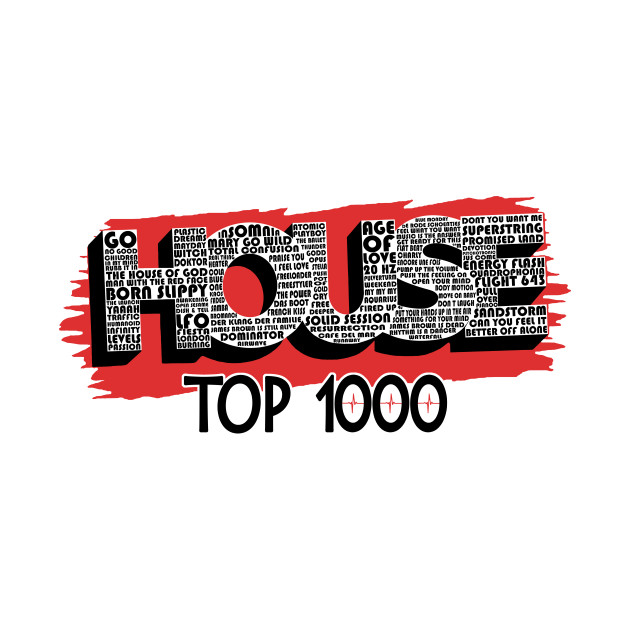 House Top 1000 dubbel bedrukt wit by WkDesign