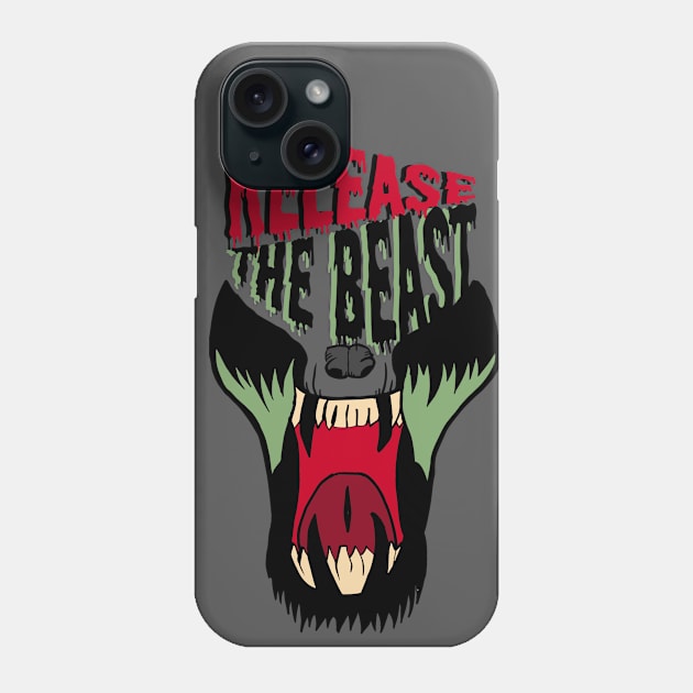 Release the Beast Phone Case by Brains