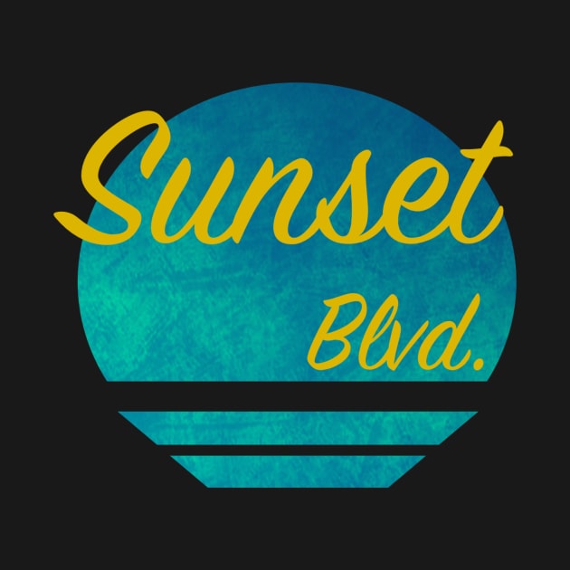 Sunset Blvd. Pocket Print by GeneralBonkers