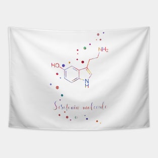 Serotonin molecule Tapestry