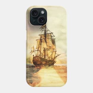 Sunset Ship Phone Case