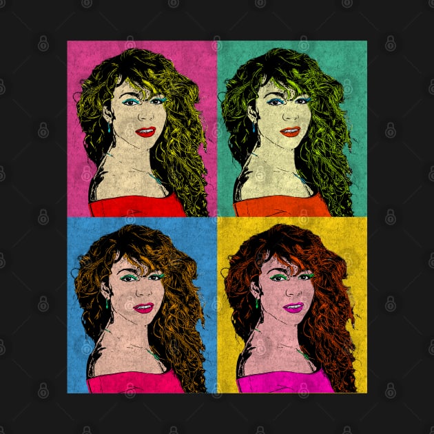 Mariah Carey 80s Pop Art Style by ArtGaul