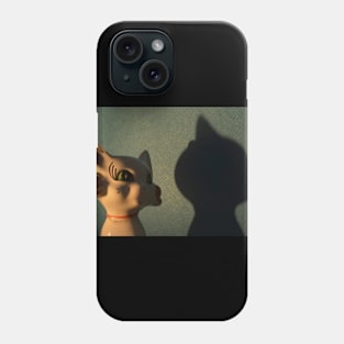 Cat and Shadow Phone Case