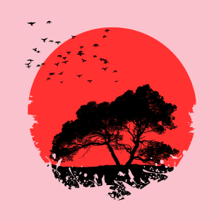 red sunset T-Shirt