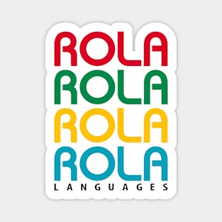 Rola Languages logo stacked Magnet