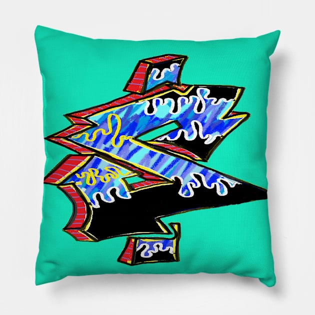 dollar Cash Money 2 Pillow by LowEndGraphics