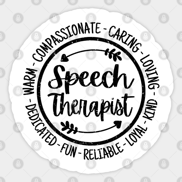 Speech Therapist - Speech Therapist - Sticker | TeePublic Speech Therapist - Speech Therapist - Sticker | TeePublic