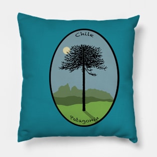 evening tree Pillow