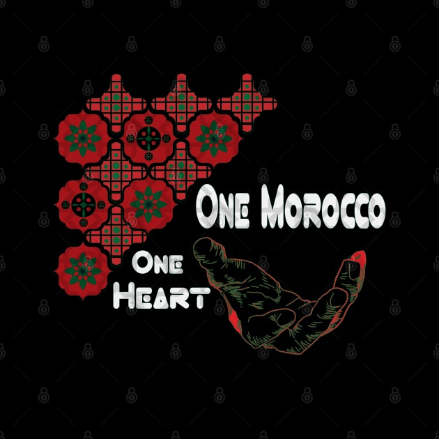 Solidarity in Diversity: One Heart, One Morocco DNA Morish by Mirak-store 