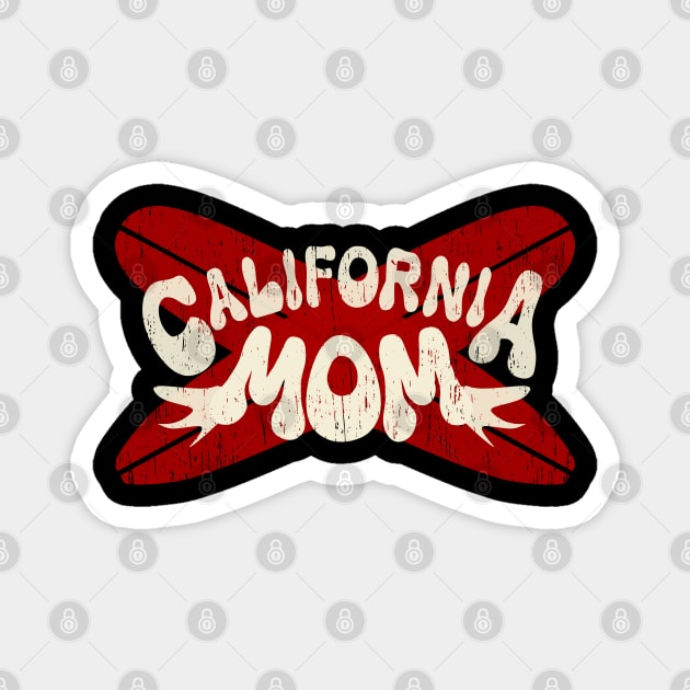 California Mom distressd surf adventure Magnet by SpaceWiz95