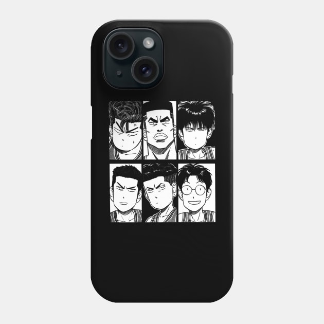 Slam Dunk Team - Dark Phone Case by hole