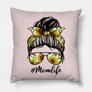Mom Life Sunflower with Sunglasses  T-shirt Mug Coffee Mug Apparel Hoodie Sticker Gift Pillow