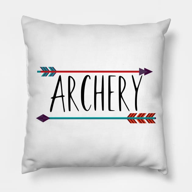 Archery Pillow by maxcode